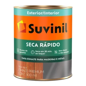 Tinta Esmalte Premium Seca Rápido Acetinado Branco 900ml