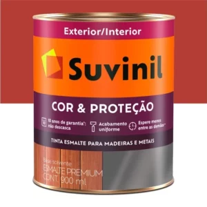 Tinta Esmalte Premium Cor & Proteção Brilhante Vermelho 900ml